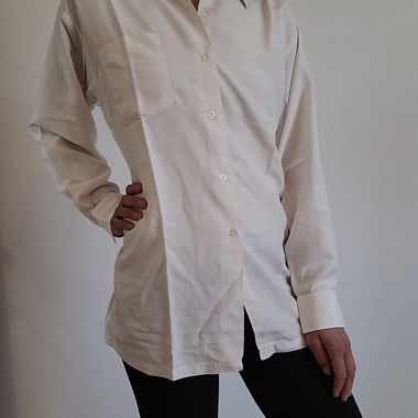 Chemise Vintage Pure soie "Double Red Horse"
