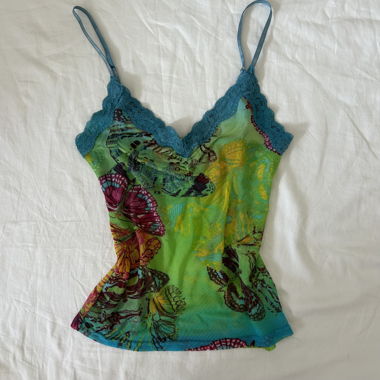Vintage Y2K Summer Top Size S Made in France