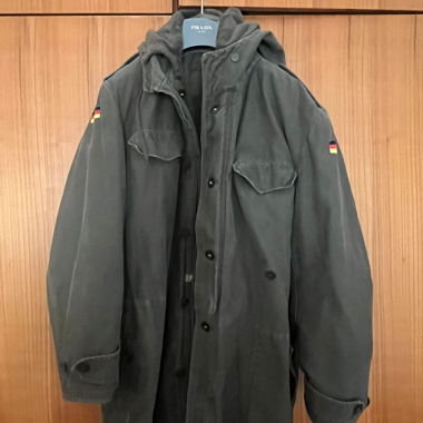 Militärparka in Grün