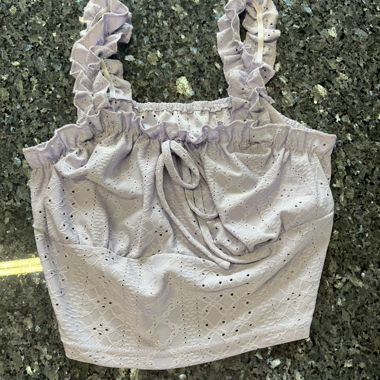Lilac Lace Top