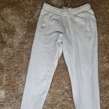 Adidas Tracksuit Bottom White
