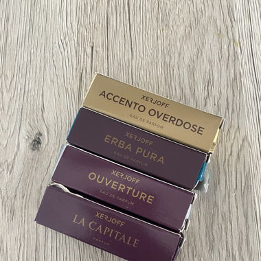 Xerjoff Aceento Overdose, Erba Pura, La Capitale