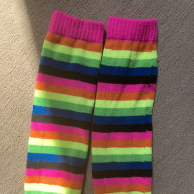 Regenbogenstulpen