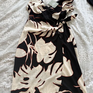 Printed Wrap Dress