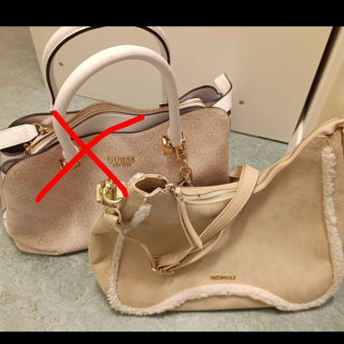 Sac à main beige