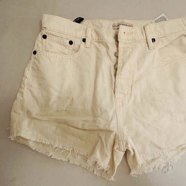Guess Short Jeans weiss / beige / Creme 