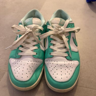 Nike turquoise/white sneakers