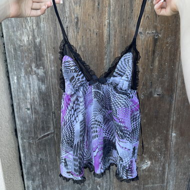 Damen Negligee mit Spitze