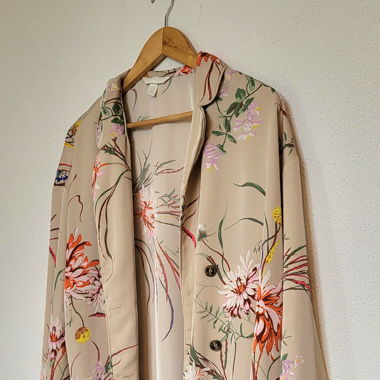 Satinbluse 