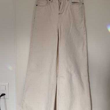 Jeans Culotte Beige