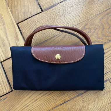 Foldable Longchamp Bag in Black