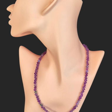 Amethyst Edelstein-Halskette