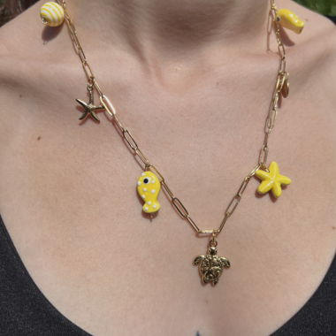 Collier fait main beachy vibe 