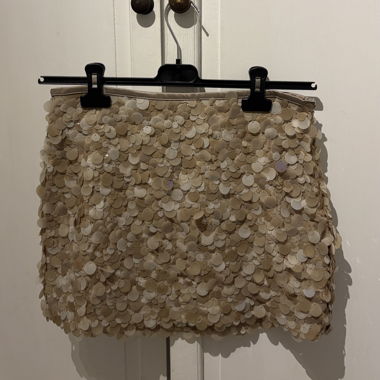 gonna di paillettes zara