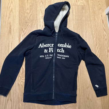 Hoodie sherpa Abercrombie & Fitch