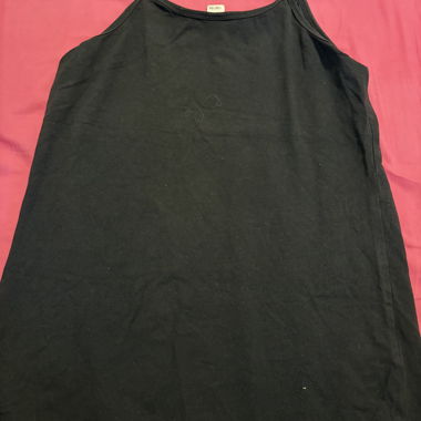 Black kids tank top