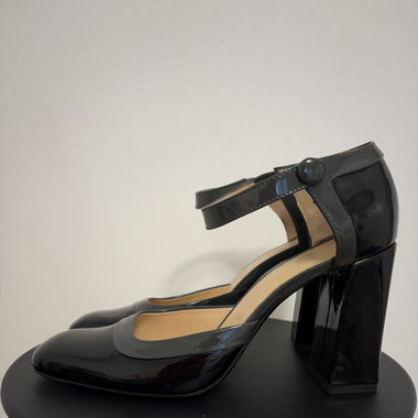 Lackleder Pumps Gr. 40 schwarz Tara Jarmon