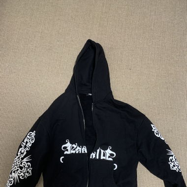 Favela Mosaic Black Fronzip Hoodie