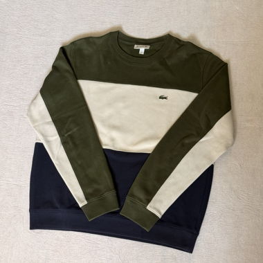 Dreifarbiges Lacoste Sweatshirt