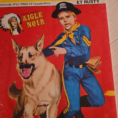 Bd souple Rintintin et Rusty  tome 94 1977 vintage