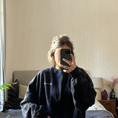 black champion hoodie