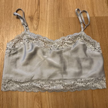 Seiden Spitzen Oberteil von Brandy Melville