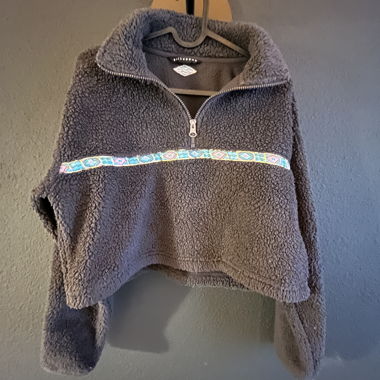 Pull en fourrure bouclée