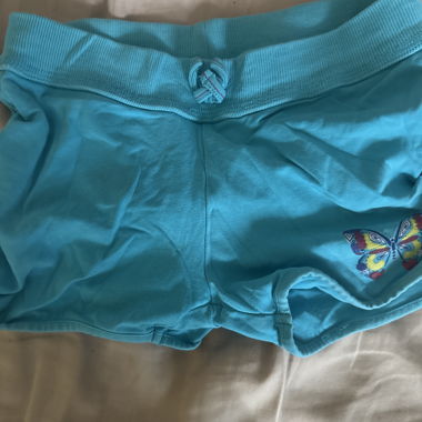 Short bleu turquoise enfant