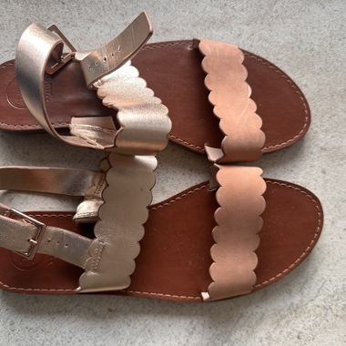 Dune - sandali nude/rosa dorato 39