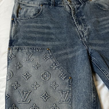 Shorts Carpenter in denim Louis Vuitton