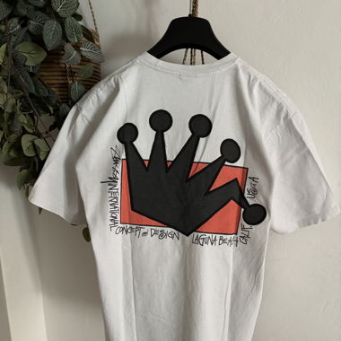 Stüssy T-Shirt Crown White