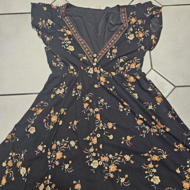 Robe courte fleurie Springfield S 