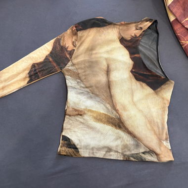 T-shirt à manches longues artistique