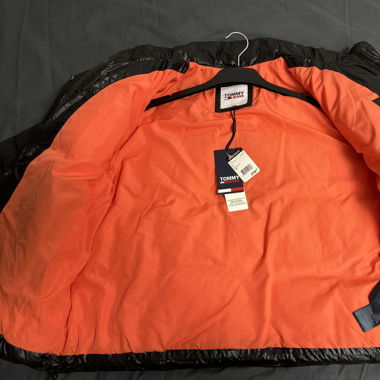 Tonal Badge Puffer Jacke