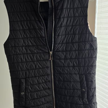 Cartoon Quilted Vest black