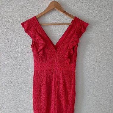 Cocktailkleid mit Rüschchen