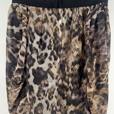Jupe à motif avec ceinture