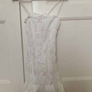 White Spaghetti Strap Dress