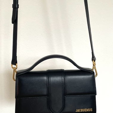Borsa a tracolla Jacquemus Le Bambino nera