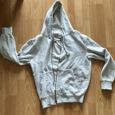 Grey zipper