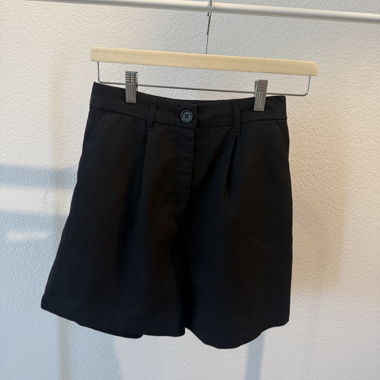 Monki classic black shorts