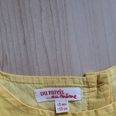Robe jaune 