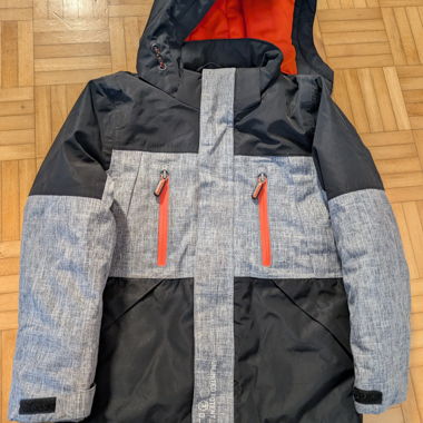 Giacca Invernale Bambini Raintex nero/grigio 128