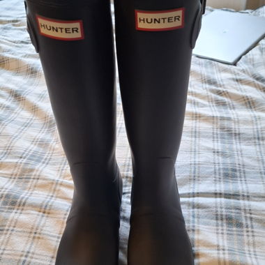Bottes de pluie Hunter noires EU 38