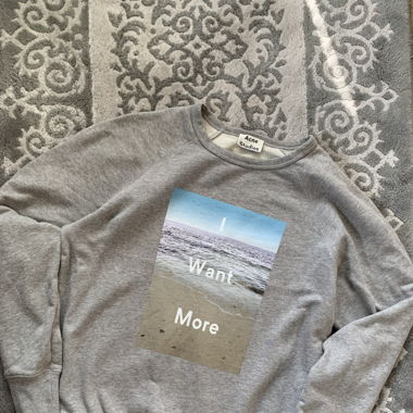Acne Studios 'I Want More' Sweatshirt