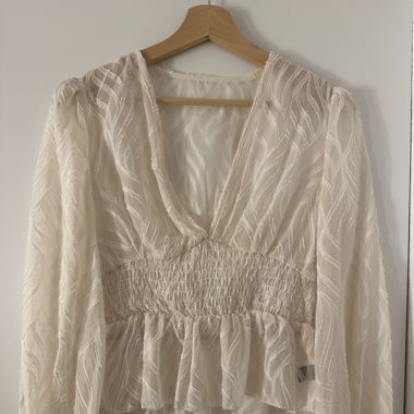 Durchsichtige Bluse