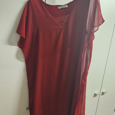 Vestito rosso Naf Naf fluido