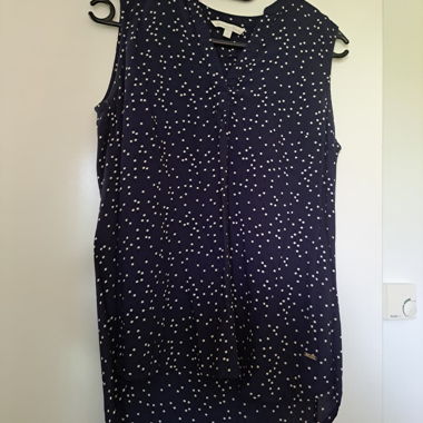 Blusa Tom Tailor Denim senza maniche, taglia S