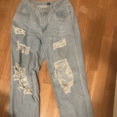 Blue Jeans with holes