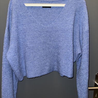 Maglioncino corto blu